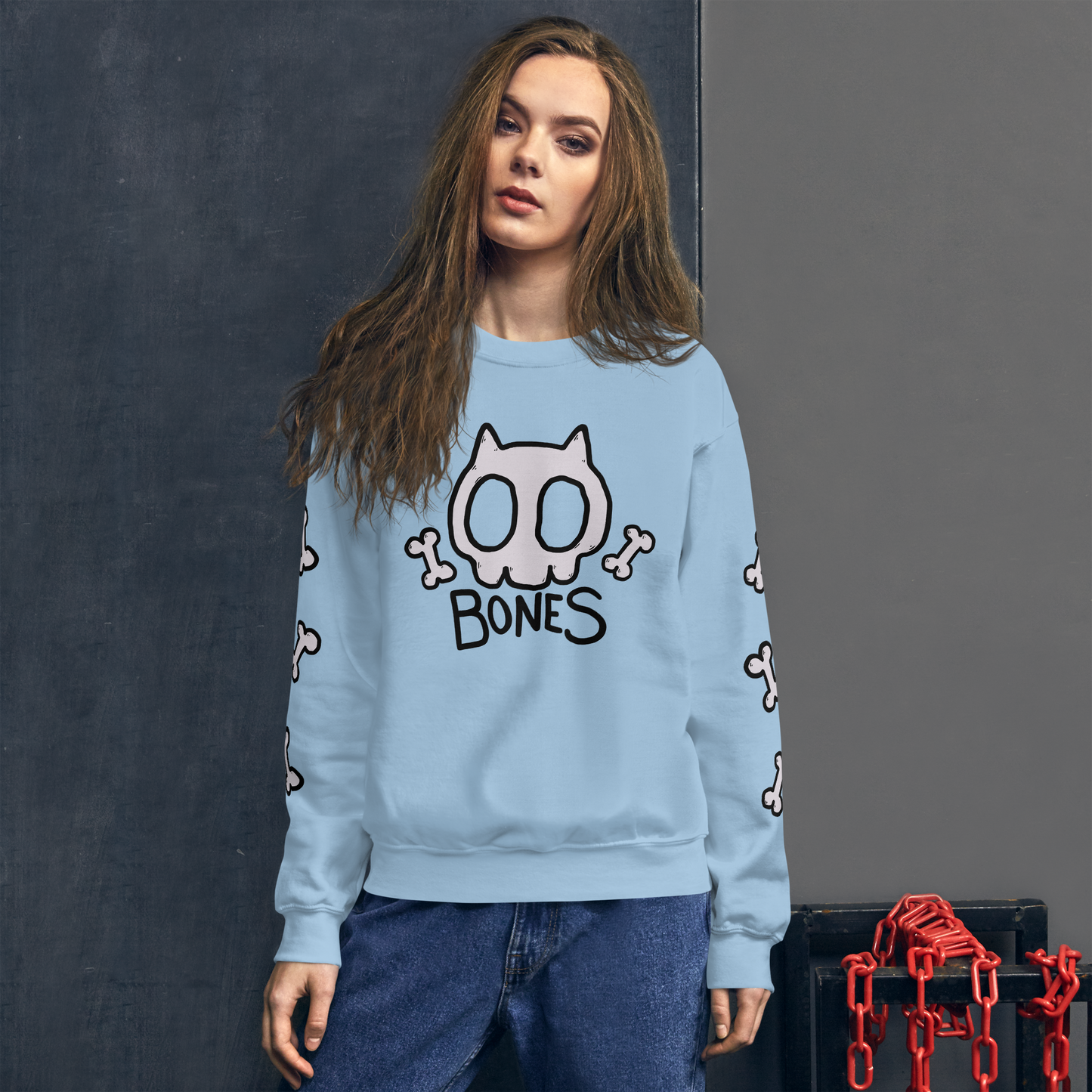 BONES - Pastel Unisex Sweatshirt